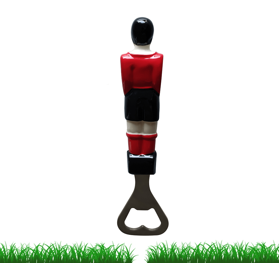 Décapsuleur Design Joueur De Babyfoot - Rouge Ou Bleu - Compact Et Fun Pour Apéros Et Cadeaux